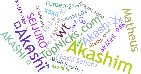 Nicknames for Akashi