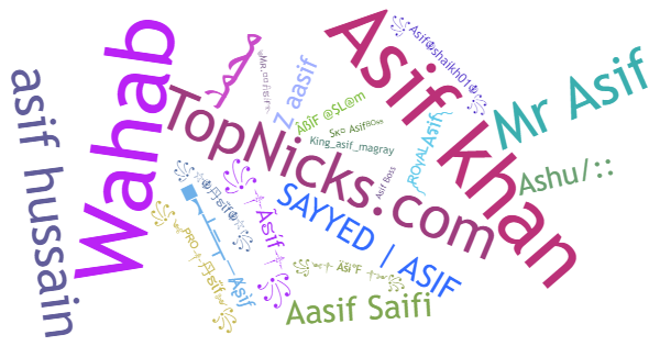 Nicknames for Asif