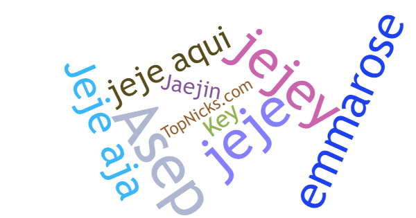 Nicknames for Jeje