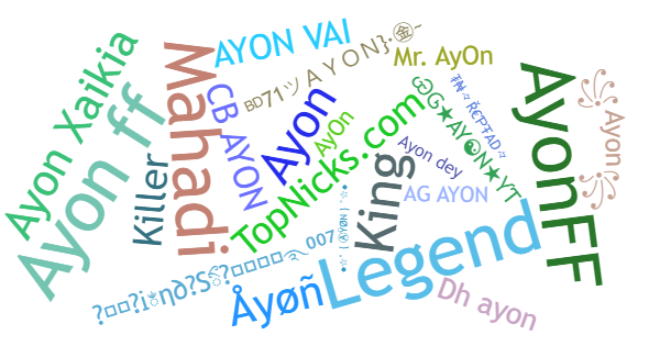 Nicknames for Ayon