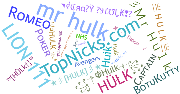 Nicknames for HULK