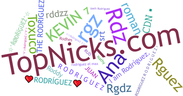 Nicknames for Rodriguez