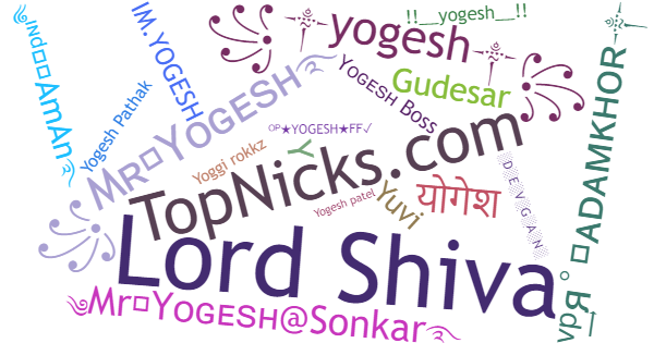 Nicknames for Yogesh