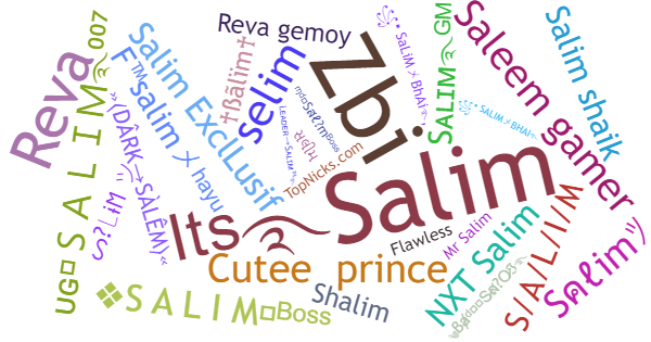 Nicknames for Salim