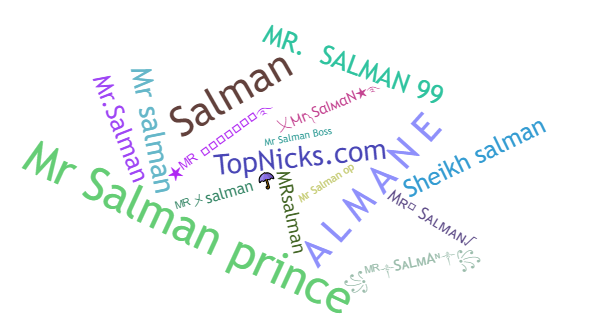 Nicknames for Mrsalman