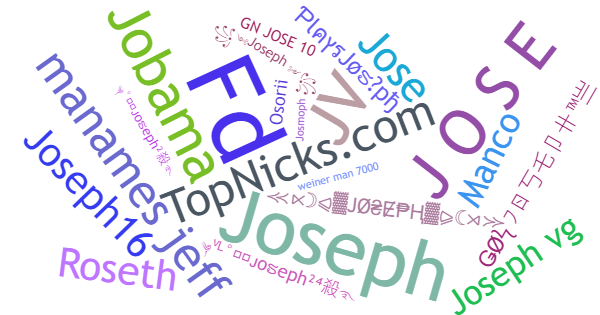 Nicknames for Joseph