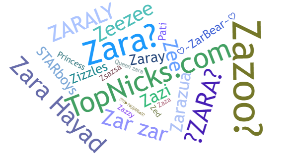 Nicknames for Zara