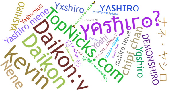 Nicknames for Yashiro