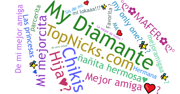 Nicknames for MejorAmiga