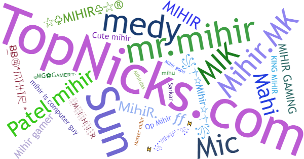 Nicknames for Mihir