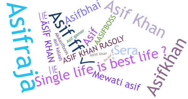 Nicknames for AsifKhan