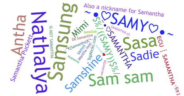 Nicknames for Samantha