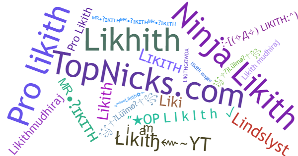 Nicknames for Likith