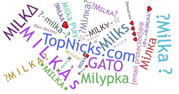 Nicknames for Milka