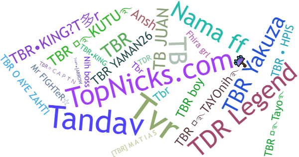 Nicknames for Tbr