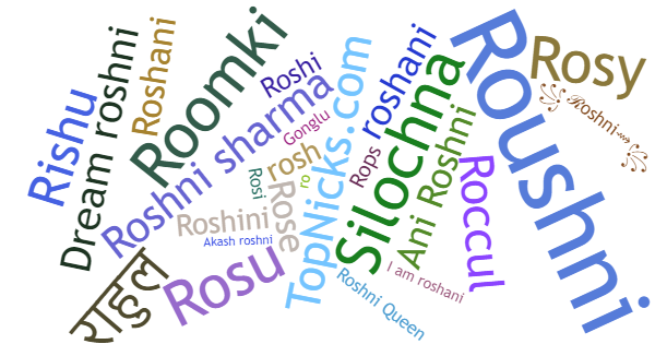 Nicknames for Roshni