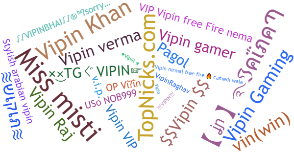 Nicknames for Vipin