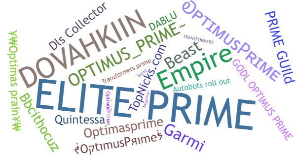 Nicknames for OptimusPrime