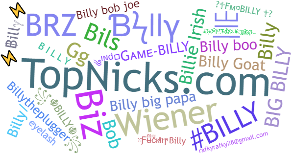 Nicknames for Billy