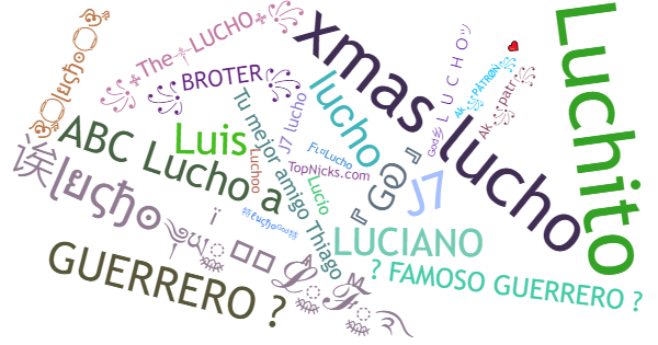 Nicknames for Lucho