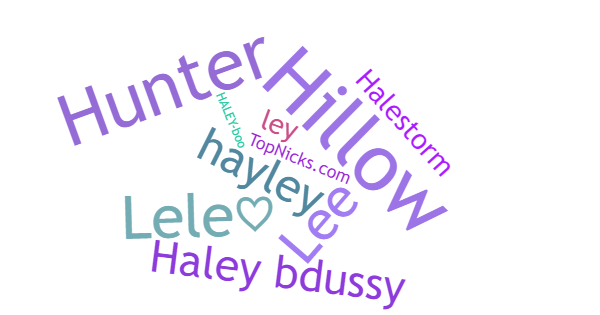 Nicknames for Haley