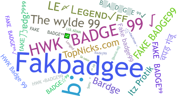 Nicknames for Badge99