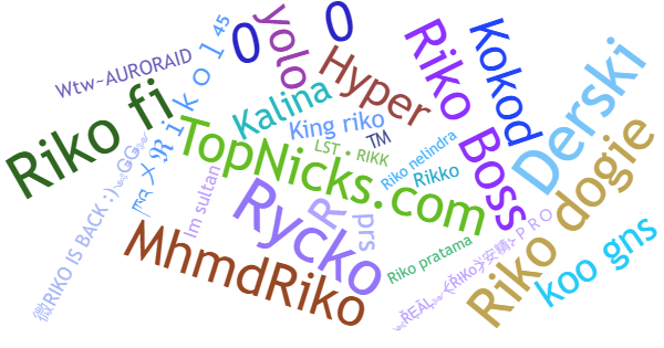 Nicknames for Riko