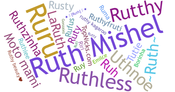 Nicknames for Ruth