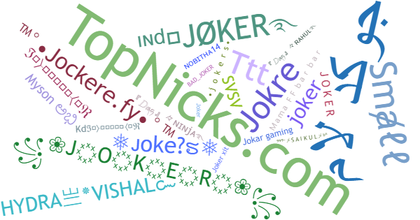 Nicknames for Jokers