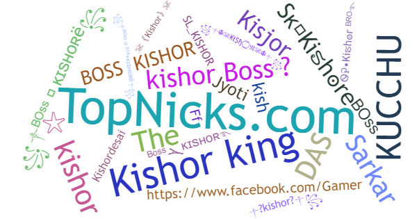 Nicknames for Kishor