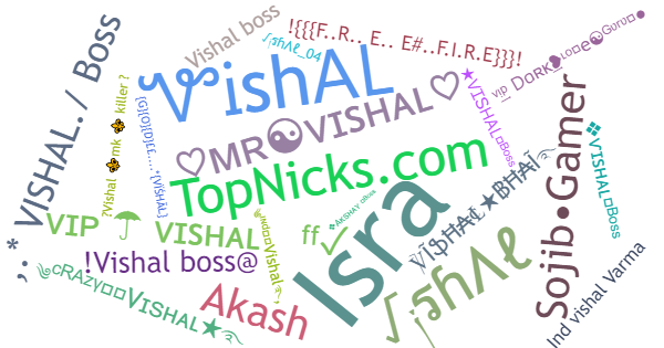 Nicknames for VishalBoss