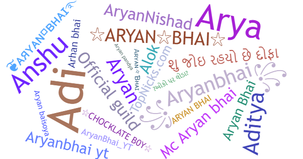 Nicknames for Aryanbhai