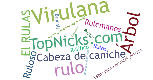 Nicknames for Rulos