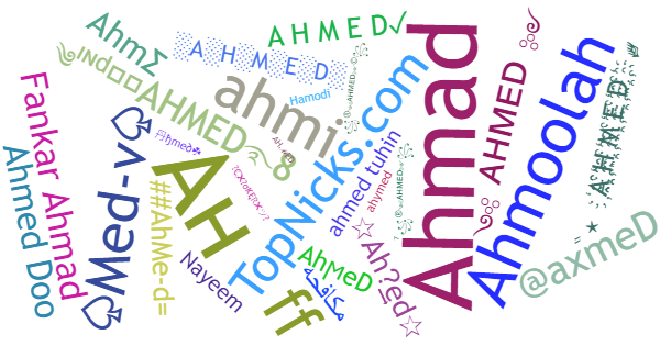 Nicknames for Ahmed