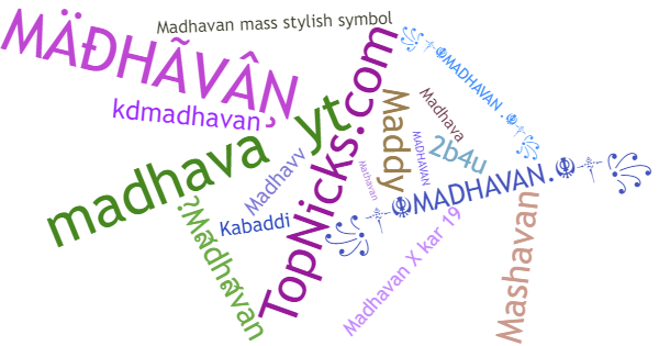 Nicknames for Madhavan