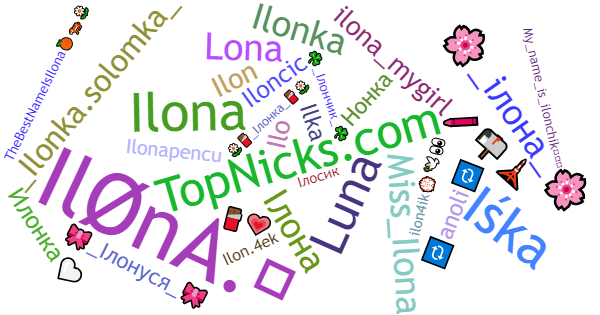 Nicknames for Ilona