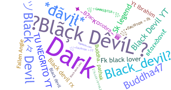 Nicknames for Blackdevil