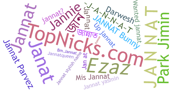 Nicknames for Jannat