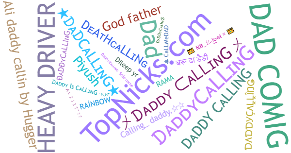 Nicknames for Daddycalling