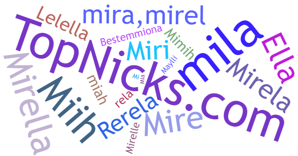 Nicknames for MIRELLA