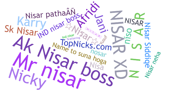 Nicknames for Nisar