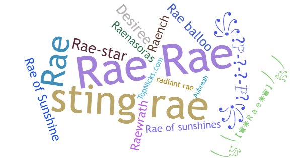 Nicknames for Rae