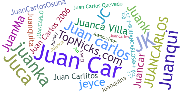 Nicknames for JuanCarlos