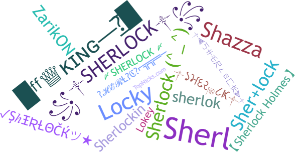 Nicknames for Sherlock