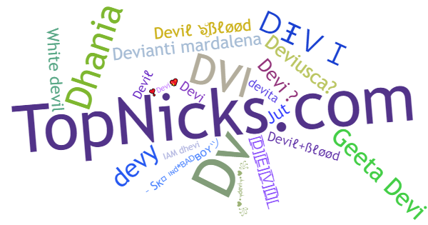 Nicknames for Devi