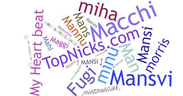 Nicknames for Mansi