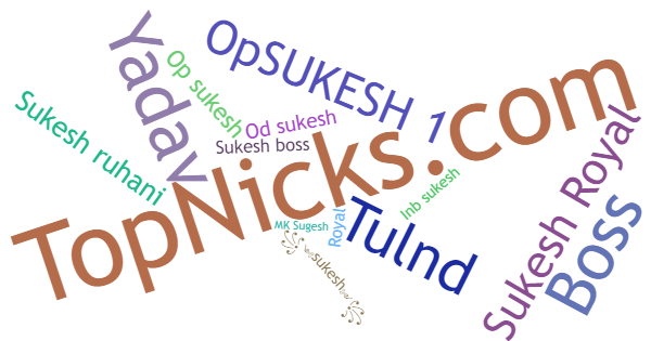 Nicknames for Sukesh