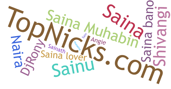 Nicknames for Saina