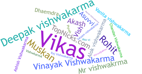 Nicknames for Vishwakarma