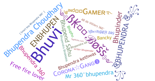 Nicknames for Bhupendra